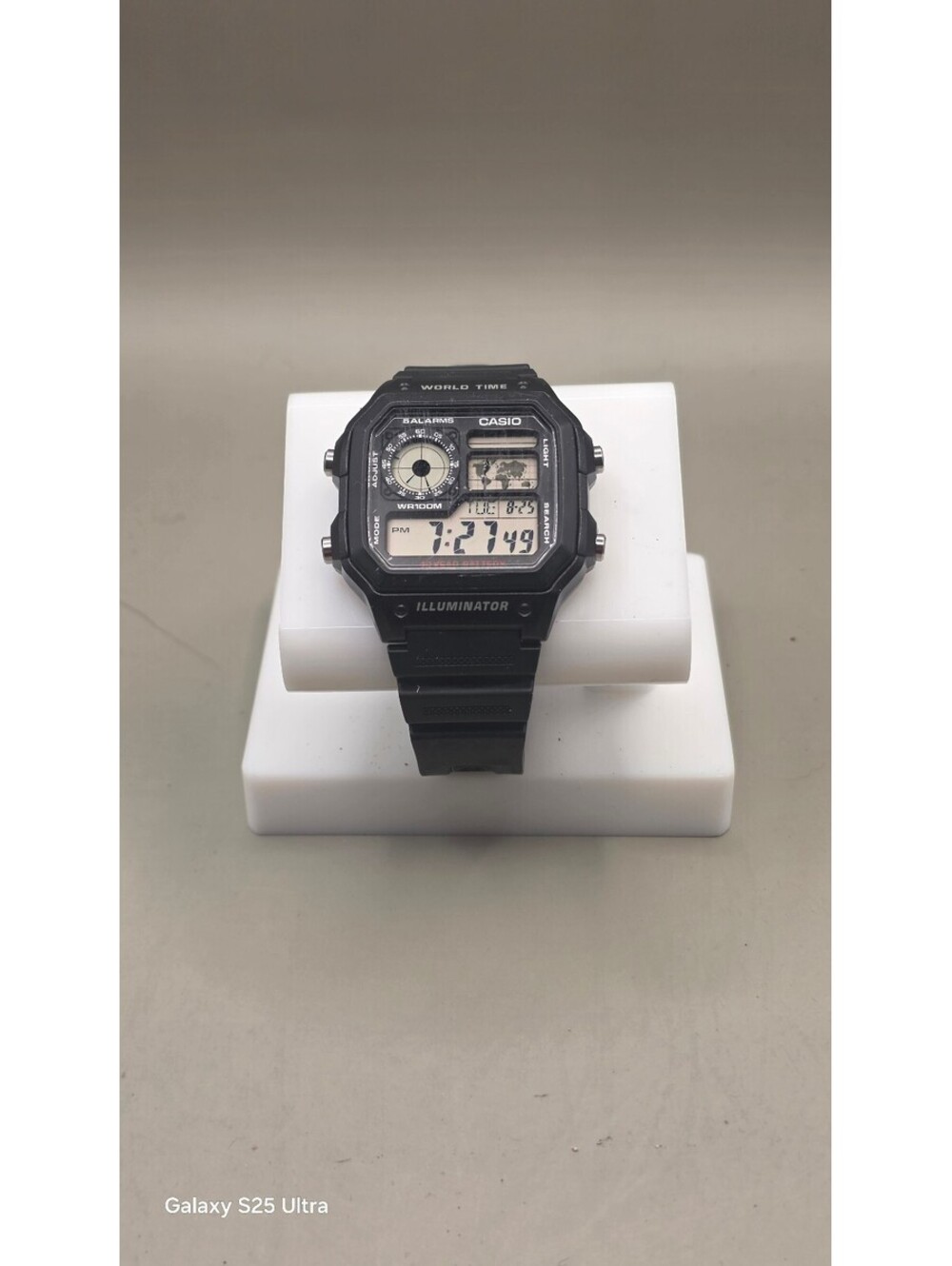 Casio AE-1200WH World Time Illuminator Digital Watch
